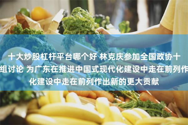 十大炒股杠杆平台哪个好 林克庆参加全国政协十四届三次会议分组讨论 为广东在推进中国式现代化建设中走在前列作出新的更大贡献