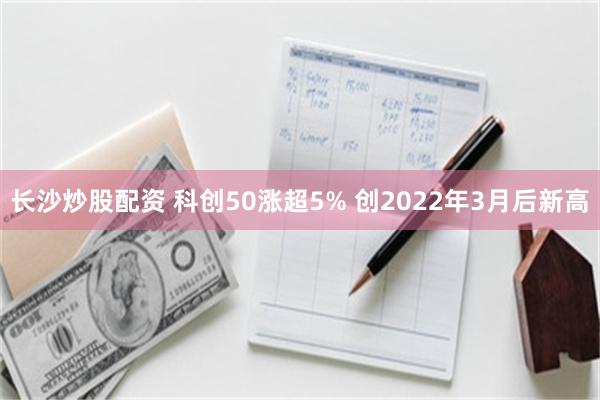 长沙炒股配资 科创50涨超5% 创2022年3月后新高
